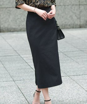 【アイシービー/iCB】の【洗える】シェルタリングドライサテン タイトスカート 人気、トレンドファッション・服の通販 founy(ファニー) ファッション Fashion レディースファッション Fashion for Women スカート Skirts 春 Spring 洗える Machine Washable サテン Satin, Glossy Fabric スリット Slit, Slit Detail タイトスカート Pencil Skirt, Tight Skirt リネン Linen, Linen Fabric S/S・春夏 SS, Spring/Summer, Warm Season 再入荷 Restock / Back in Stock 夏 Summer エレガント 上品 Elegant 2025年 2025 2025春夏・S/S Spring/Summer 2025 SS25 |ID:prp329100004494996