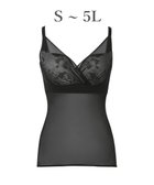 【ブラデリス ニューヨーク/BRADELIS New York】の【BRADELIS NewYork peace/接触冷感 ノンワイヤー】綿さらタッチ!ナチュラルフィットブラキャミ25 ブラデリス 補正 下着 カップ付き ブラトップ キャミソール ブラック|ID: prp329100004495000 ipo3291000000032119310