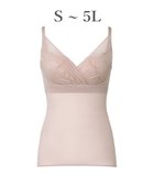 【ブラデリス ニューヨーク/BRADELIS New York】の【BRADELIS NewYork peace / ノンワイヤー】綿さらタッチ!ナチュラルフィットブラキャミ25 ブラデリス 補正 下着 カップ付き ブラトップ キャミソール ローズ|ID: prp329100004495000 ipo3291000000036378368