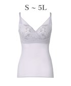 【ブラデリス ニューヨーク/BRADELIS New York】の【BRADELIS NewYork peace / ノンワイヤー】綿さらタッチ!ナチュラルフィットブラキャミ25 ブラデリス 補正 下着 カップ付き ブラトップ キャミソール ラベンダーグレー|ID: prp329100004495000 ipo3291000000036378369