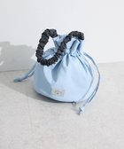 【グリーンパークス/Green Parks】のCONVERSE CV FURILL MINI BAG 人気、トレンドファッション・服の通販 founy(ファニー) ファッション Fashion レディースファッション Fashion for Women バッグ Bags おすすめ Recommended / Our Picks ギャザー Gathered, Ruffled コンパクト Compact, Small Size スマート Smart, Elegant フォルム Silhouette, Form 巾着 Drawstring Bag, Kinchaku 財布 Wallet, Purse 軽量 Lightweight, Ultra Light thumbnail Blue|ID: prp329100004495030 ipo3291000000033648640