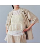 【イェッカ ヴェッカ/YECCA VECCA】のチュールバテンレースオーバーキャミ Ivory|ID: prp329100004495036 ipo3291000000031830786