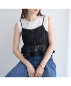 【イェッカ ヴェッカ/YECCA VECCA】のチュールバテンレースオーバーキャミ Black|ID: prp329100004495036 ipo3291000000031830788