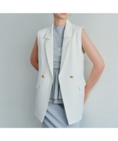 【イェッカ ヴェッカ/YECCA VECCA】の金釦テーラードジレジャケット 人気、トレンドファッション・服の通販 founy(ファニー) ファッション Fashion レディースファッション Fashion for Women アウター Coat / Outerwear Collection レディースジャケット・軽アウター Jackets テーラードジャケット / 通勤・きれいめスタイル Tailored Jackets & Blazers おすすめ Recommended / Our Picks ジャケット Jacket, Outerwear スタイリッシュ Stylish, Fashionable ストレッチ Stretch, Stretchy Fabric ストレート Straight, Straight Cut セットアップ Set-Up, Coordinated Outfit ポケット Pocket, Pocket Detail 夏 Summer S/S・春夏 SS, Spring/Summer, Warm Season A/W・秋冬 Autumn/Winter |ID:prp329100004495039