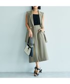 【イェッカ ヴェッカ/YECCA VECCA】のハイウエストナロースカート Beige|ID: prp329100004495043 ipo3291000000031995422
