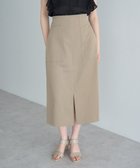 【イェッカ ヴェッカ/YECCA VECCA】のハイウエストナロースカート Beige|ID: prp329100004495043 ipo3291000000033713323