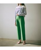 【フォルフォルモ/FORFORMO】の【洗える/UVカット】4way Stretch Tuck Pants タックパンツ グリーン|ID: prp329100004495049 ipo3291000000032743461