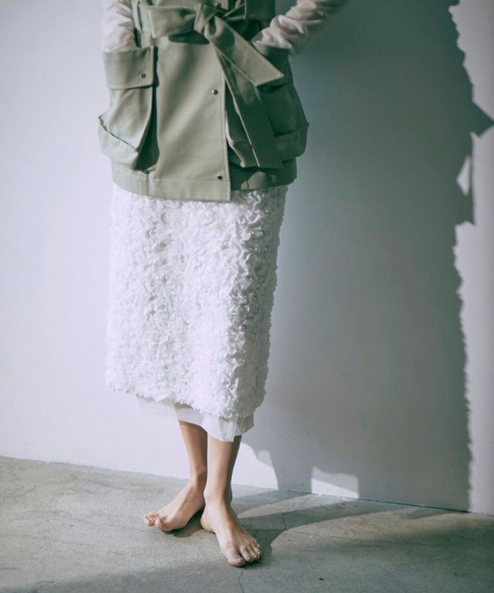 【フォルフォルモ/FORFORMO】のEmbroidered Skirt エンブロイダード スカート 人気、トレンドファッション・服の通販 founy(ファニー) 　ファッション　Fashion　レディースファッション　WOMEN　スカート　Skirt　シアー　Sheer　スニーカー　Sneakers　スリット　Slit　チュール　Tulle　フォルム　Form　A/W・秋冬　Aw・Autumn/Winter・Fw・Fall-Winter　S/S・春夏　Ss・Spring/Summer　おすすめ　Recommend　夏　Summer　 other-1|ID: prp329100004495057 ipo3291000000032087434