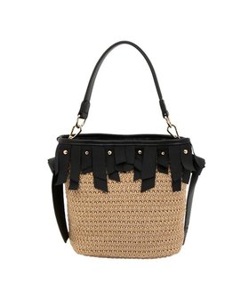 【ランバン オン ブルー/LANVIN en Bleu】 マリエル ハンドバッグ人気、トレンドファッション・服の通販 founy(ファニー) ファッション Fashion レディースファッション Fashion for Women バッグ Bags ドット Polka Dot, Dot Pattern フリンジ Fringe, Tassel エレガント 上品 Elegant 夏 Summer 巾着 Drawstring Bag, Kinchaku |ID:prp329100004495066