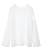 【グリーンパークス/Green Parks】のシアー切替長袖プルオーバー Off White|ID: prp329100004495068 ipo3291000000031830617