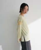 【グリーンパークス/Green Parks】のシアー切替長袖プルオーバー Lime Green|ID: prp329100004495068 ipo3291000000031830619