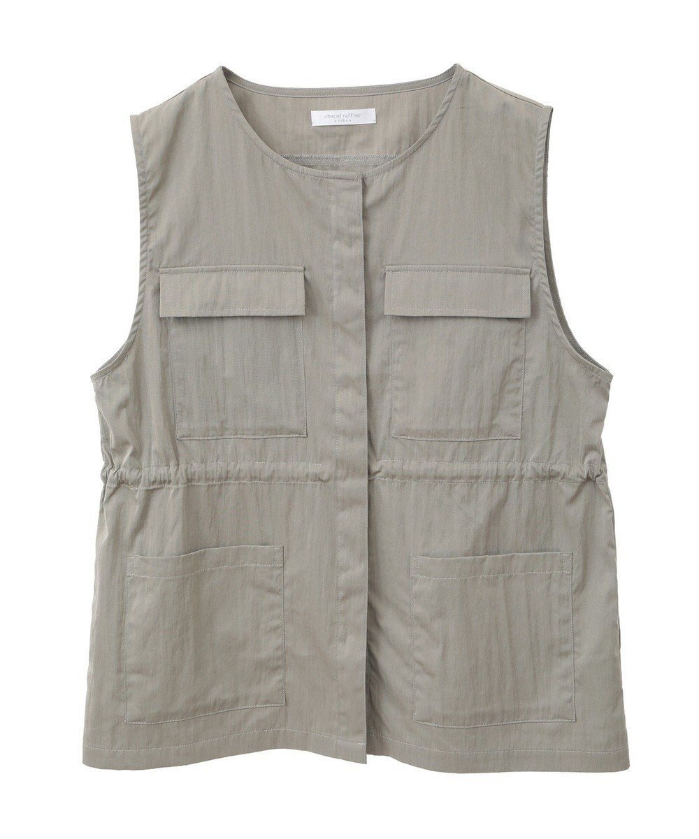 【グリーンパークス/Green Parks】のミリタリーベスト インテリア・キッズ・メンズ・レディースファッション・服の通販 founy(ファニー) 　ファッション　Fashion　レディースファッション　Ladies' Fashion Online　アウター　Coat Outerwear　トップス・カットソー　Tops/Tshirt　ベスト/ジレ　Gilets/Vests　おすすめ　Recommend　フェミニン　Feminine　ベスト　Vest　ポケット　Pocket　ミリタリー　Military　再入荷　Restock/Back In Stock/Re Arrival　夏　Summer　春　Spring　S/S・春夏　Ss・Spring/Summer　Khaki|ID: prp329100004495070 ipo3291000000032621242
