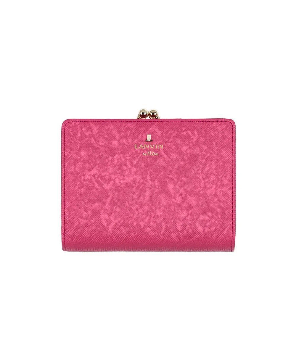 【ランバン オン ブルー/LANVIN en Bleu】のリュクサンブール 口金二つ折り財布 インテリア・キッズ・メンズ・レディースファッション・服の通販 founy(ファニー) 　ファッション　Fashion　レディースファッション　Fashion for Women　ミニ財布・二つ折り財布　Wallets & Card Cases　シンプル　Simple, Minimal　フロント　Front, Front Design　プリント　Print, Printed Pattern　メタル　Metal, Metal Parts　モチーフ　Motif, Design Theme　財布　Wallet, Purse　ベリーピンク|ID: prp329100004495078 ipo3291000000032743286