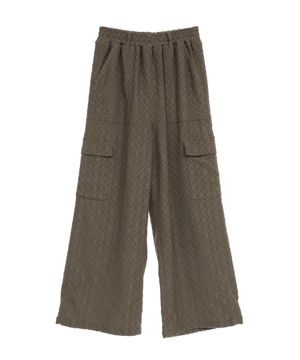 【グリーンパークス/Green Parks】の・SUGAR SPOON カットレースカーゴパンツ インテリア・キッズ・メンズ・レディースファッション・服の通販 founy(ファニー) 　ファッション　Fashion　レディースファッション　Ladies' Fashion Online　パンツ　Pants　フェミニン　Feminine　ポケット　Pocket　レース　Race　夏　Summer　春　Spring　S/S・春夏　Ss・Spring/Summer　Khaki|ID: prp329100004495080 ipo3291000000032066802