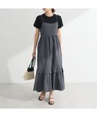 【グリーンパークス/Green Parks】の・ELENCARE DUE ギンガムキャミワンピース Charcoal Gray|ID: prp329100004495084 ipo3291000000031830641