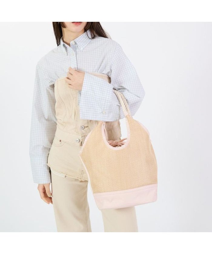 【レスポートサック/LeSportsac】のLG DIAMOND TOTE/ピーチブラッシュラフィア インテリア・キッズ・メンズ・レディースファッション・服の通販 founy(ファニー) https://founy.com/ ファッション Fashion レディースファッション Fashion for Women バッグ Bags 巾着 Drawstring Bag, Kinchaku 軽量 Lightweight, Ultra Light ダイヤモンド Diamond, Brilliant Cut トラベル Travel, Travel Gear 手帳 Planner, Notebook 人気 Popular, Best Seller プリント Print, Printed Pattern ポケット Pocket, Pocket Detail ミックス Mix, Mixed Style ラフィア Raffia, Natural Straw おすすめ Recommended / Our Picks 旅行 Travel ビジネス 仕事 通勤 Business / Work / Commuting |ID: prp329100004495085 ipo3291000000032743298
