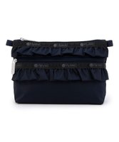 【レスポートサック/LeSportsac】のRF COSMETIC CLUTCH/ディープシーブルージェット 人気、トレンドファッション・服の通販 founy(ファニー) ファッション Fashion レディースファッション WOMEN バッグ Bag 財布 Wallets ポーチ Pouches キャラクター Character クラッチ Clutch 軽量 Lightweight 財布 Wallet トラベル Travel フリル Frills プリント Print ポケット Pocket ポーチ Pouch 無地 Plain Color NEW・新作・新着・新入荷 New Arrivals おすすめ Recommend 旅行 Travel エレガント 上品 Elegant ギフト プレゼント Gift Present |ID:prp329100004495097