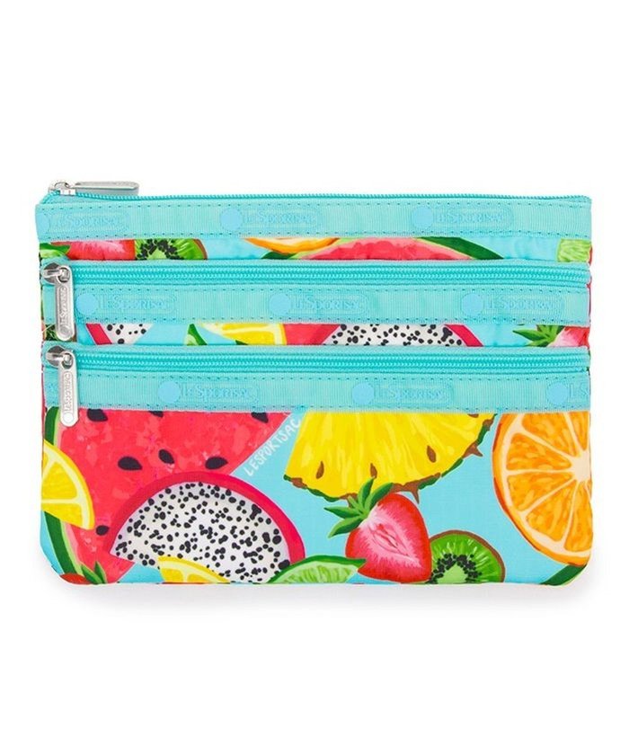【レスポートサック/LeSportsac】の3ZIP COSMETIC/トロピカルフルーツ インテリア・キッズ・メンズ・レディースファッション・服の通販 founy(ファニー) https://founy.com/ ファッション Fashion レディースファッション Ladies' Fashion Online 財布 Wallets ポーチ Pouches おすすめ Recommend カラフル Colorful ギフト プレゼント Gift Present スリム Slim ハンド Hand フラット Flat プリント Print ポケット Pocket ポーチ Pouch 旅行 Travel 財布 Wallet |ID: prp329100004495127 ipo3291000000032343885