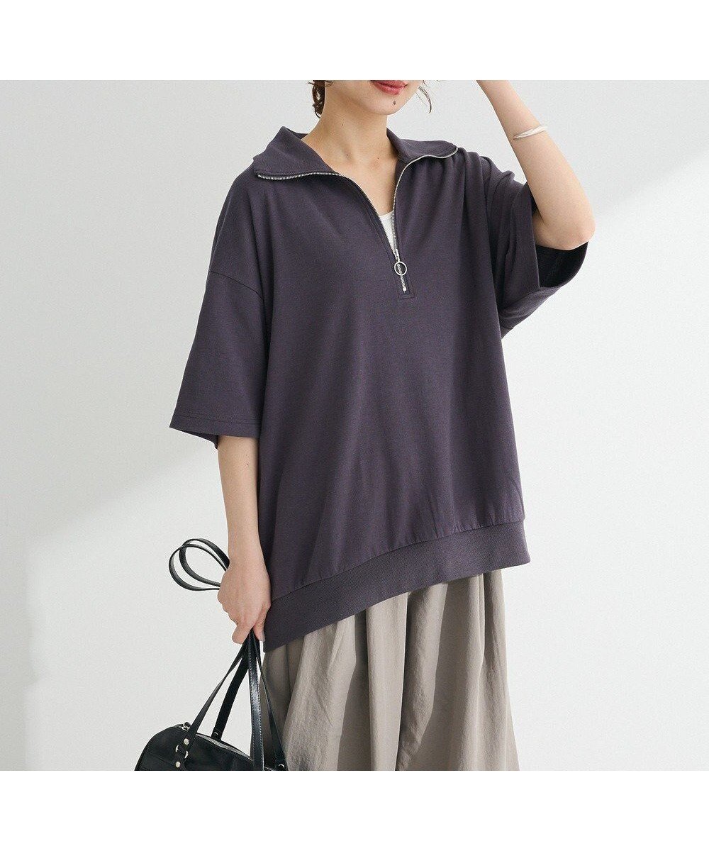 【グリーンパークス/Green Parks】のハーフZIPチュニック 人気、トレンドファッション・服の通販 founy(ファニー) 　ファッション　Fashion　レディースファッション　WOMEN　ワンピース　Dress　チュニック　Tunic　おすすめ　Recommend　とろみ　Thickness　チュニック　Tunic　トレンド　Trend　ハーフ　Half　フォルム　Form　ポケット　Pocket　今季　This Season　夏　Summer　春　Spring　S/S・春夏　Ss・Spring/Summer　 other-1|ID: prp329100004495149 ipo3291000000032328304