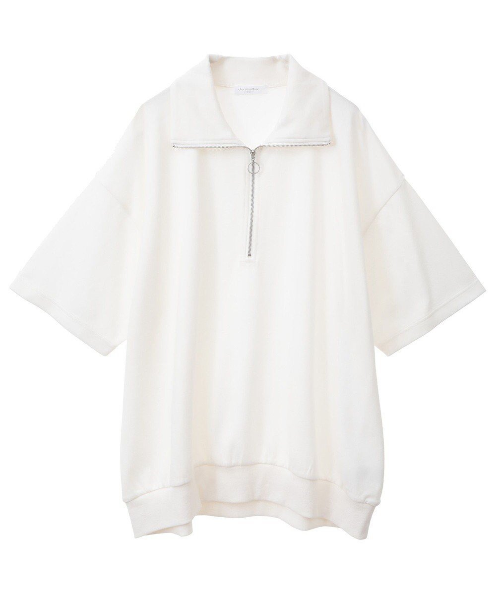 【グリーンパークス/Green Parks】のハーフZIPチュニック インテリア・キッズ・メンズ・レディースファッション・服の通販 founy(ファニー) 　ファッション　Fashion　レディースファッション　WOMEN　ワンピース　Dress　チュニック　Tunic　おすすめ　Recommend　とろみ　Thickness　チュニック　Tunic　トレンド　Trend　ハーフ　Half　フォルム　Form　ポケット　Pocket　今季　This Season　夏　Summer　春　Spring　S/S・春夏　Ss・Spring/Summer　Ecru|ID: prp329100004495149 ipo3291000000032328314