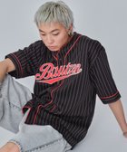 【ウィゴー/WEGO】の【ユニセックス着用ITEM/MLサイズ展開】ベースボールシャツ(SS) ブラック|ID: prp329100004495153 ipo3291000000032744001