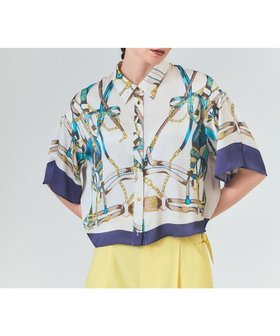 【グレース コンチネンタル/GRACE CONTINENTAL】のマリンスカーフプリントシャツ 人気、トレンドファッション・服の通販 founy(ファニー) ファッション Fashion レディースファッション WOMEN トップス・カットソー Tops/Tshirt シャツ/ブラウス Shirts/Blouses クロップド Cropped スカーフ Scarf セットアップ Set Up ツイル Twill バランス Balance ロング Long ヴィンテージ Vintage 夏 Summer 春 Spring S/S・春夏 Ss・Spring/Summer |ID:prp329100004495165