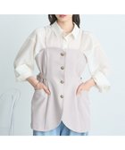 【アースミュージックアンドエコロジー/earth music&ecology】のフロントボタンビスチェ 人気、トレンドファッション・服の通販 founy(ファニー) ファッション Fashion レディースファッション Ladies' Fashion Online アウター Coat Outerwear トップス・カットソー Tops/Tshirt ベスト/ジレ Gilets/Vests ビスチェ Bustier おすすめ Recommend セットアップ Set Up トレンド Trend ビスチェ Bustier フォルム Form ベスト Vest ポケット Pocket マニッシュ Mannish 夏 Summer 春 Spring S/S・春夏 Ss・Spring/Summer thumbnail Beige|ID: prp329100004495179 ipo3291000000032620880