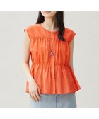 【自由区/JIYU-KU】の【カタログ掲載・洗える】シルクコットンローンフレンチスリーブ ブラウス マンダリン|ID: prp329100004495187 ipo3291000000032743208