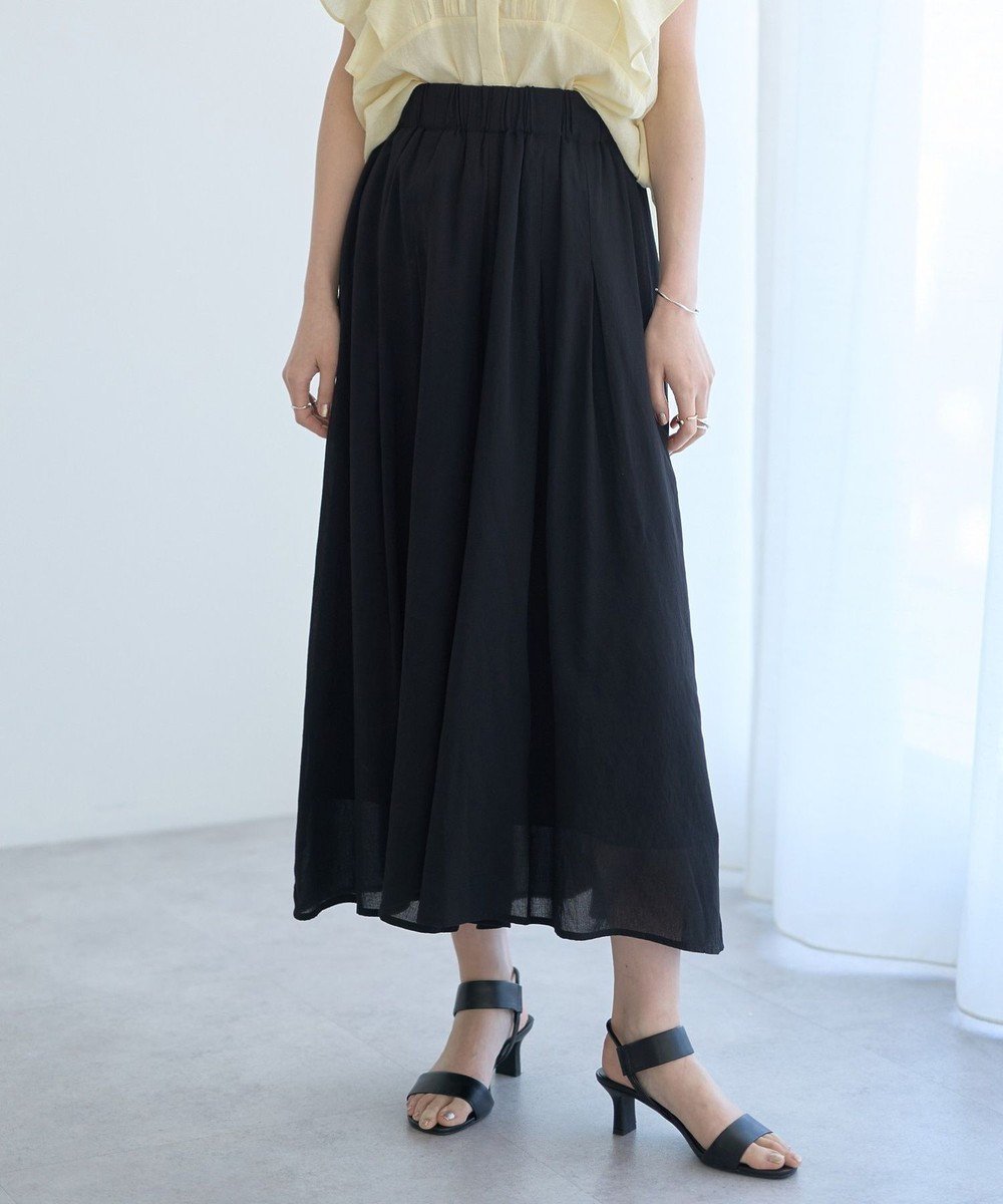 【イェッカ ヴェッカ/YECCA VECCA】のボリュームタックワイドパンツ インテリア・キッズ・メンズ・レディースファッション・服の通販 founy(ファニー) 　ファッション　Fashion　レディースファッション　Ladies' Fashion Online　パンツ　Pants　フォルム　Form　ポケット　Pocket　ワイド　Wide　エレガント 上品　Elegant　夏　Summer　春　Spring　S/S・春夏　Ss・Spring/Summer　Black|ID: prp329100004495194 ipo3291000000032597121