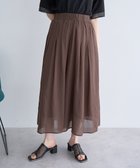 【イェッカ ヴェッカ/YECCA VECCA】のボリュームタックワイドパンツ Brown|ID: prp329100004495194 ipo3291000000032743214