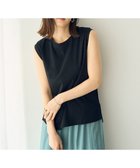 【イェッカ ヴェッカ/YECCA VECCA】のコットンスムースノースリーブトップス Black|ID: prp329100004495199 ipo3291000000033555122