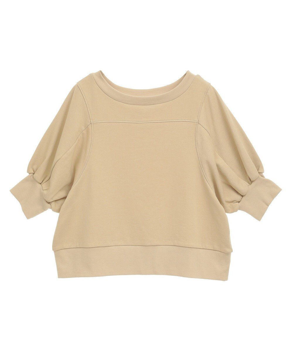 【クラフトスタンダードブティック/CRAFT STANDARD BOUTIQUE】のTC裏毛ボリュームハーフスリーブプルオーバー インテリア・キッズ・メンズ・レディースファッション・服の通販 founy(ファニー) 　ファッション　Fashion　レディースファッション　WOMEN　トップス・カットソー　Tops/Tshirt　パーカ　Sweats　プルオーバー　Pullover　スウェット　Sweat　インナー　Inner　春　Spring　カットソー　Cut And Sew　スウェット　Sweat　スリーブ　Sleeve　ハーフ　Half　ボトム　Bottom　ポケット　Pocket　ロング　Long　S/S・春夏　Ss・Spring/Summer　夏　Summer　2025年　2025　2025春夏・S/S　Ss,Spring/Summer,2025　Beige|ID: prp329100004495214 ipo3291000000031984988