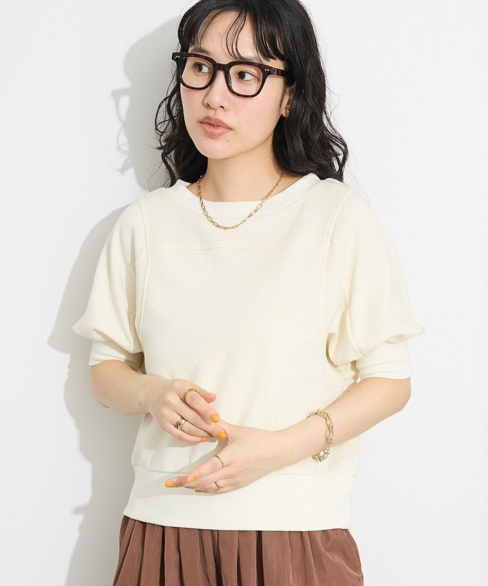 【クラフトスタンダードブティック/CRAFT STANDARD BOUTIQUE】のTC裏毛ボリュームハーフスリーブプルオーバー 人気、トレンドファッション・服の通販 founy(ファニー) 　ファッション　Fashion　レディースファッション　Fashion for Women　トップス・カットソー　Cut & Sew Tops　レディースパーカー・カジュアルフーディー　Casual Hoodies & Sweatshirts　カジュアルプルオーバー・ニットトップス　Pullovers & Knit Tops / Casual Pullovers　スウェット・クルーネックトップス　Sweatshirts & Crewnecks / Relaxed Fit Sweat Tops　インナー　Innerwear　春　Spring　カットソー　Cut and Sewn Top　スウェット / スエット　Sweatshirt, Sweatwear　スリーブ　Sleeve, Long Sleeve / Short Sleeve　ハーフ　Half, Half-Length　ボトム　Bottoms, Lower Wear　ポケット　Pocket, Pocket Detail　ロング　Long, Long-Length　S/S・春夏　SS, Spring/Summer, Warm Season　夏　Summer　2025年　2025　2025春夏・S/S　Spring/Summer 2025 SS25　 other-1|ID: prp329100004495214 ipo3291000000032743221