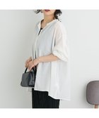 【クラフトスタンダードブティック/CRAFT STANDARD BOUTIQUE】のジョーゼットスキッパーシャツ Off White|ID: prp329100004495217 ipo3291000000032317293