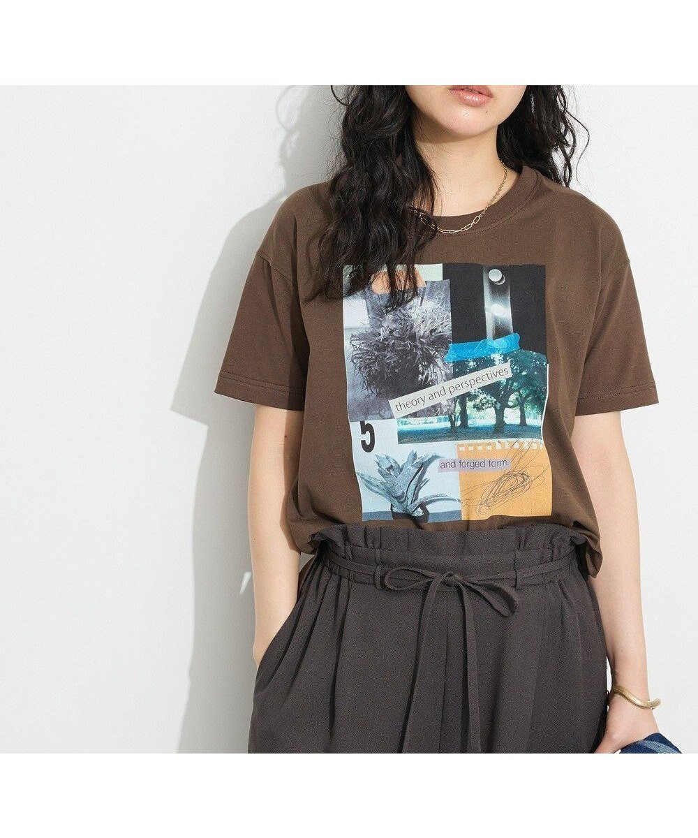 【クラフトスタンダードブティック/CRAFT STANDARD BOUTIQUE】のフォトプリントTEE インテリア・キッズ・メンズ・レディースファッション・服の通販 founy(ファニー) 　ファッション　Fashion　レディースファッション　WOMEN　トップス・カットソー　Tops/Tshirt　シャツ/ブラウス　Shirts/Blouses　ロング / Tシャツ　T-Shirts　カットソー　Cut and Sewn　2025年　2025　2025春夏・S/S　Ss,Spring/Summer,2025　おすすめ　Recommend　インナー　Inner　カットソー　Cut And Sew　スリット　Slit　プリント　Print　ベーシック　Basic　ボトム　Bottom　ポケット　Pocket　夏　Summer　春　Spring　S/S・春夏　Ss・Spring/Summer　Brown|ID: prp329100004495221 ipo3291000000032338563
