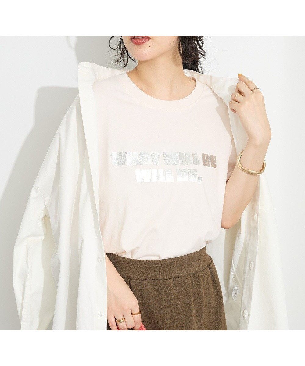 【クラフトスタンダードブティック/CRAFT STANDARD BOUTIQUE】のメタリックロゴプリントTEE 人気、トレンドファッション・服の通販 founy(ファニー) ファッション Fashion レディースファッション Fashion for Women トップス・カットソー Cut & Sew Tops シャツ・ブラウス・オフィスカジュアル Elegant Blouses & Button-Ups ロングTシャツ・Tシャツ Longline T-Shirts & Tees カットソー・ベーシックTシャツ Cut-and-Sewn Tops / Stretch Tees & Basics 2025年 2025 2025春夏・S/S Spring/Summer 2025 SS25 おすすめ Recommended / Our Picks インナー Innerwear カットソー Cut and Sewn Top スリット Slit, Slit Detail デニム Denim, Jeans Material ビスチェ Bustier, Corset Top フロント Front, Front Design プリント Print, Printed Pattern ポケット Pocket, Pocket Detail ヴィンテージ Vintage Style 人気 Popular, Best Seller 今季 This Season, Current Season 夏 Summer 定番 Standard, Basic Item 春 Spring S/S・春夏 SS, Spring/Summer, Warm Season other-1|ID: prp329100004495224 ipo3291000000033595917