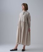 【ムーク/muuc】の花刺繍モチーフのコットンローンワンピース グレー|ID: prp329100004495388 ipo3291000000032597692