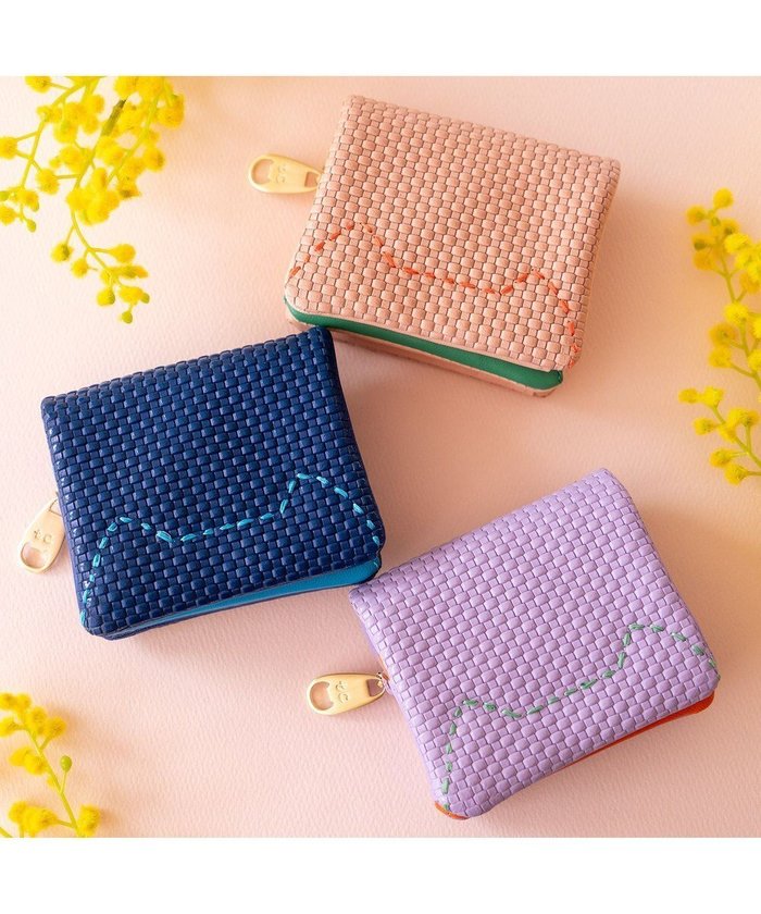 【ツモリチサト キャリー/tsumori chisato CARRY】のエンボスメッシュ 2つ折り財布 ミニ財布 ネコステッチ インテリア・キッズ・メンズ・レディースファッション・服の通販 founy(ファニー) https://founy.com/ ファッション Fashion レディースファッション WOMEN 財布 Wallets コンパクト Compact ネコ Cat メッシュ Mesh モチーフ Motif ラベンダー Lavender 猫 Cat 財布 Wallet |ID: prp329100004495412 ipo3291000000031831670