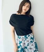【イェッカ ヴェッカ/YECCA VECCA】のシャーリングオフショルニット Black|ID: prp329100004496220 ipo3291000000031830532