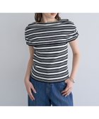 【イェッカ ヴェッカ/YECCA VECCA】のシャーリングオフショルニット Border|ID: prp329100004496220 ipo3291000000031830533