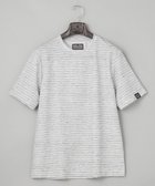 【五大陸/gotairiku / MEN】のNEW【麻混の清涼感】ノルマンディーリネン ボーダーTシャツ ライトグレー系2|ID: prp329100004496237 ipo3291000000032634792