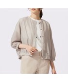 【自由区/JIYU-KU】の【カタログ掲載・接触冷感・洗える】ブライトシアーノーカラー ブルゾン サンド|ID: prp329100004496273 ipo3291000000031975145