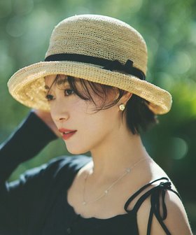 【石田製帽/ISHIDASEIBOU】の【石岡真実さん着用】 ラフィア糸入りかぎ編み ソフトハットセーラ 人気、トレンドファッション・服の通販 founy(ファニー) ファッション Fashion レディースファッション WOMEN 帽子 Hats コンパクト Compact シンプル Simple タオル Towel フォルム Form ベーシック Basic 帽子 Hat ラフィア Raffia リボン Ribbon ワイヤー Wire おすすめ Recommend |ID:prp329100004496292