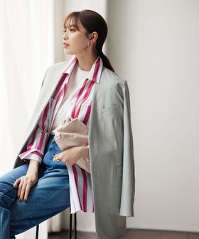 【自由区/JIYU-KU】 【XSサイズ~/洗える】SOMELOSシャーティング シャツブラウス人気、トレンドファッション・服の通販 founy(ファニー) ファッション Fashion レディースファッション WOMEN トップス・カットソー Tops/Tshirt シャツ/ブラウス Shirts/Blouses ストレッチ Stretch トレンド Trend バランス Balance ボトム Bottom 夏 Summer 春 Spring S/S・春夏 Ss・Spring/Summer 洗える Washable |ID:prp329100004496345