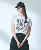 【トッカ/TOCCA】の【接触冷感・UV90%以上カット・洗える】EXOTIC FLORAL Tシャツ 人気、トレンドファッション・服の通販 founy(ファニー) ファッション Fashion レディースファッション WOMEN トップス・カットソー Tops/Tshirt シャツ/ブラウス Shirts/Blouses ロング / Tシャツ T-Shirts カットソー Cut and Sewn カットソー Cut And Sew 夏 Summer 春 Spring S/S・春夏 Ss・Spring/Summer 洗える Washable thumbnail ホワイト系|ID: prp329100004496350 ipo3291000000031717719