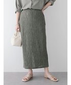 【グリーンパークス/Green Parks】のメランジプリーツIラインスカート Khaki|ID: prp329100004496351 ipo3291000000034251952