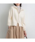 【23区/NIJYUSANKU】の【杏さん着用/洗える】コットンリリー ニットブルゾン アイボリー系|ID: prp329100004496358 ipo3291000000031718152