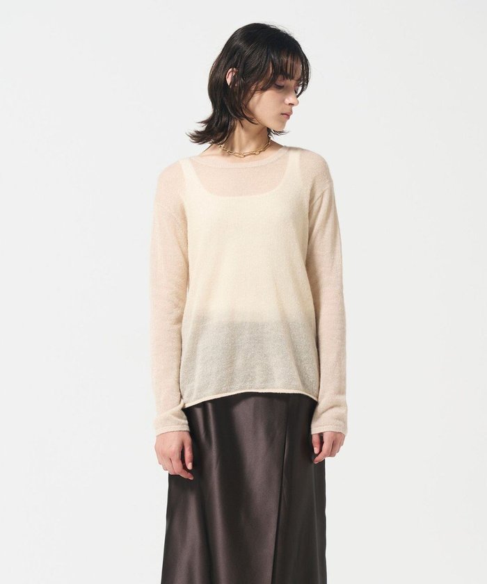 【グレース コンチネンタル/GRACE CONTINENTAL】のモヘヤシアーニットトップ インテリア・キッズ・メンズ・レディースファッション・服の通販 founy(ファニー) https://founy.com/ ファッション Fashion レディースファッション WOMEN トップス・カットソー Tops/Tshirt ニット Knit Tops シアー Sheer シンプル Simple セーター Sweater モヘヤ Mohair リラックス Relax エレガント 上品 Elegant 夏 Summer S/S・春夏 Ss・Spring/Summer A/W・秋冬 Aw・Autumn/Winter・Fw・Fall-Winter |ID: prp329100004496359 ipo3291000000031718165