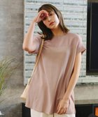 【ティアクラッセ/Tiaclasse】の【洗える】シアーコンビチュニックブラウス ピンク|ID: prp329100004496395 ipo3291000000031973191
