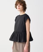 【アンクレイヴ/uncrave】の【久慈暁子さん着用・手洗い可】シアー オーガンジー ペプラム トップス ブラック(久慈暁子さん着用)|ID: prp329100004496590 ipo3291000000032742212